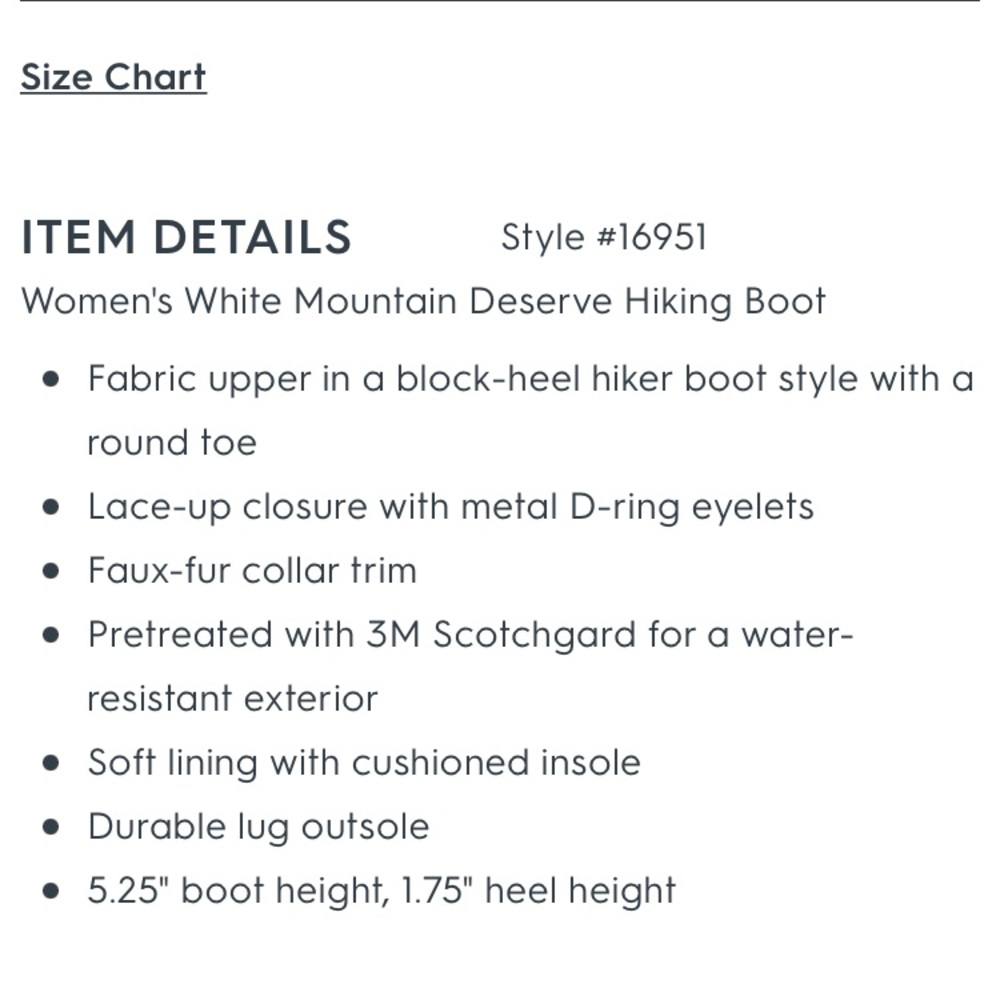 White Mountain Hiking Boot - Picture 10 of 11